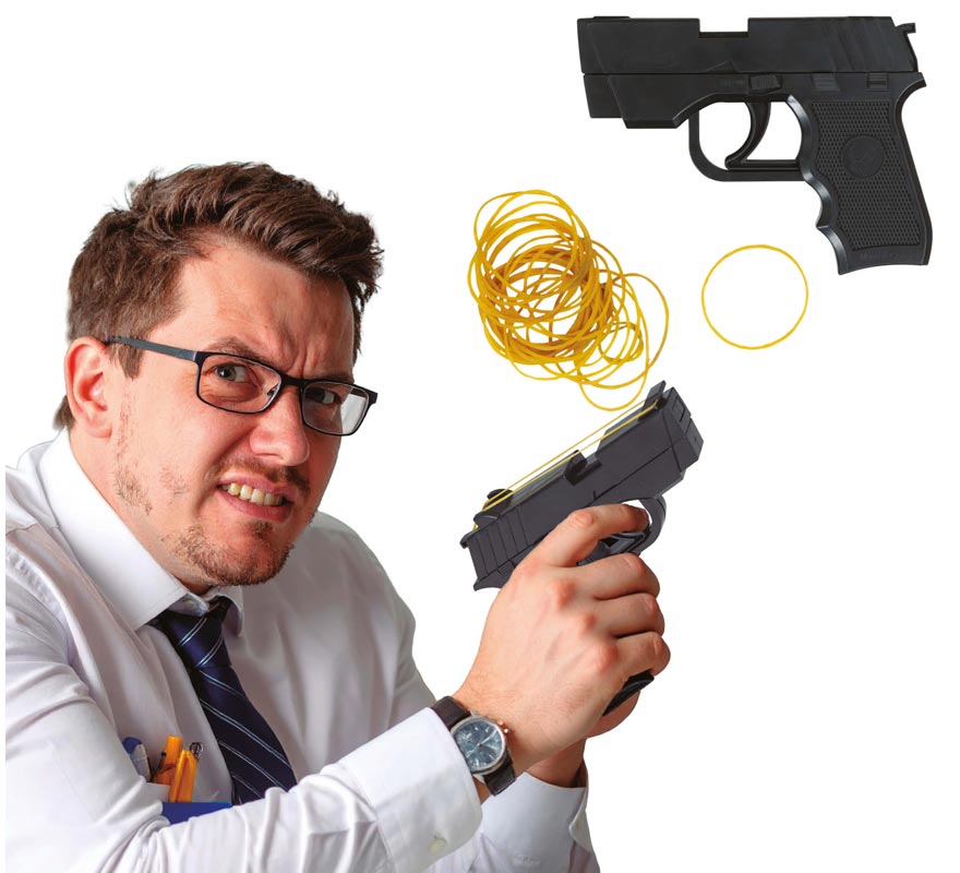 Pistola de Gomas Elásticas de 17 cm