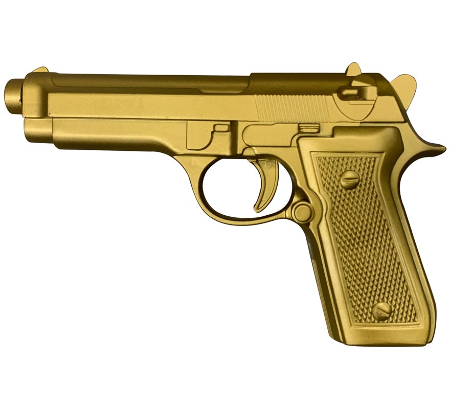 Metallic gold gun