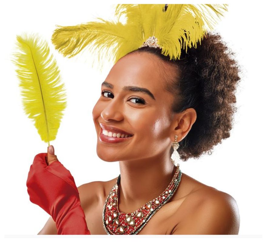 LOOSE Ostrich feather in various colors 30 cm, without ribbon.