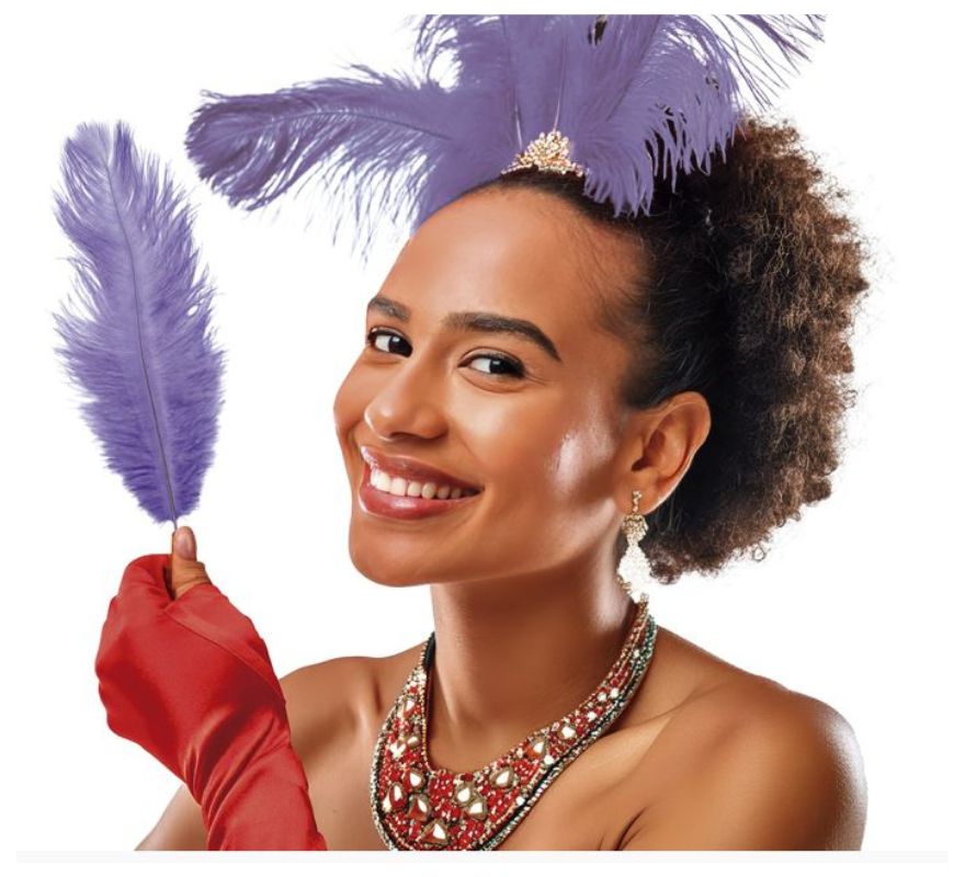 LOOSE Ostrich feather in various colors 30 cm, without ribbon.