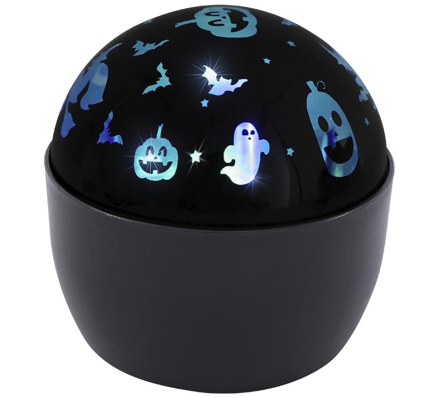 9x9x9 cm Halloween Rotating LED Projector