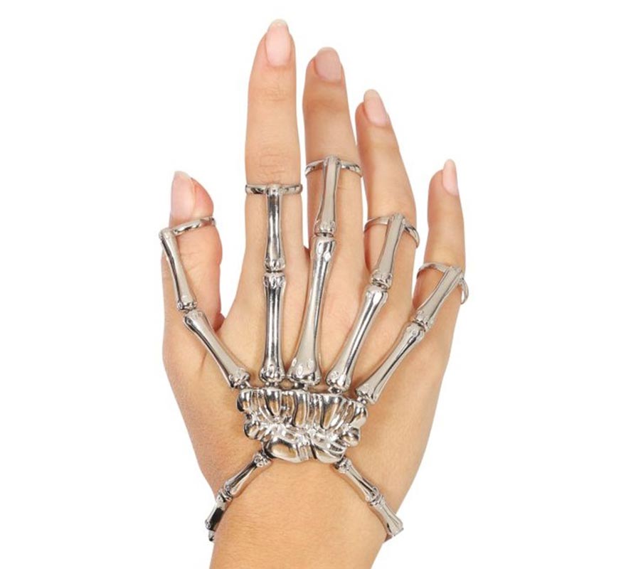 Metal Skeleton Ring Bracelet