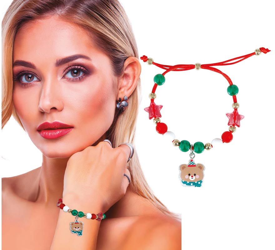 Pulseira com Ursinho de Pelúcia