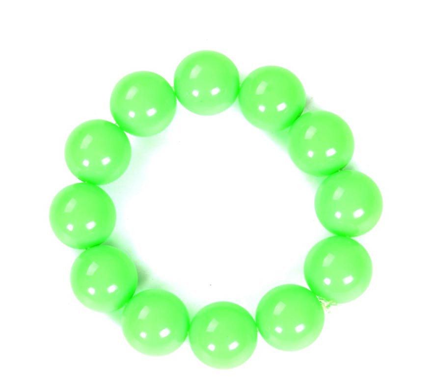 Apple green ball bracelet