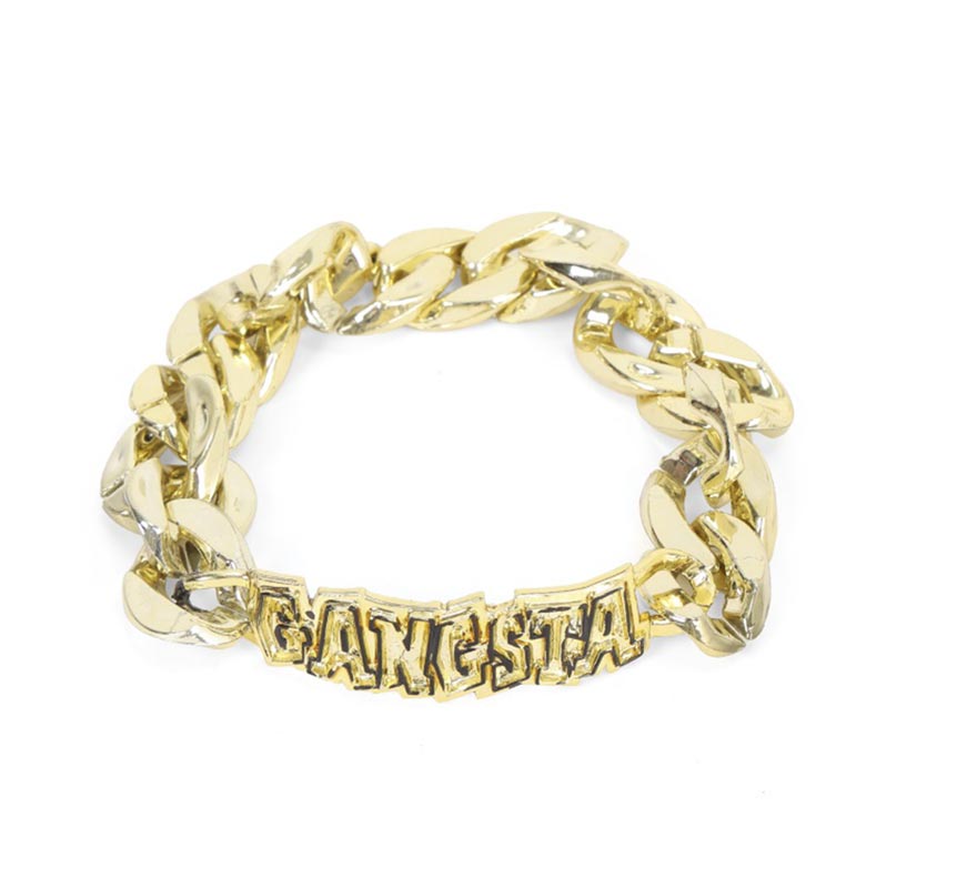 Gold Gangsta Bracelet 14x1.5 cm