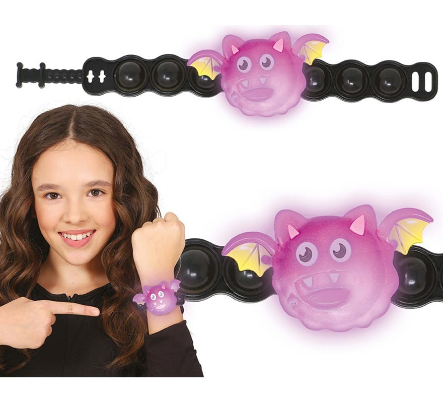 Bat Bracelet with Light 18 cm