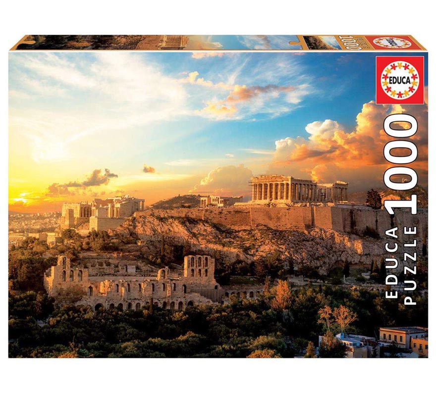 Quebracabeça Acrópole Atenas de 1000 peças Quebracabeça Acrópole Atenas de 1000 peças