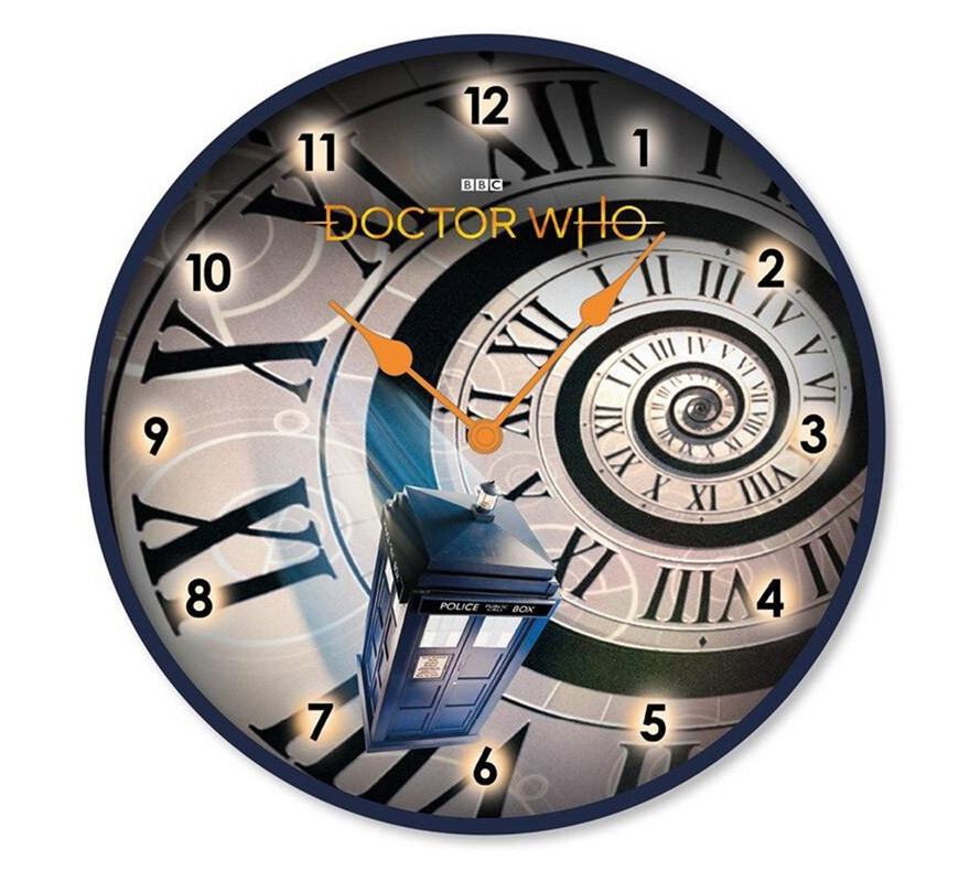 Doctor Who Time Spiral Wall Clock