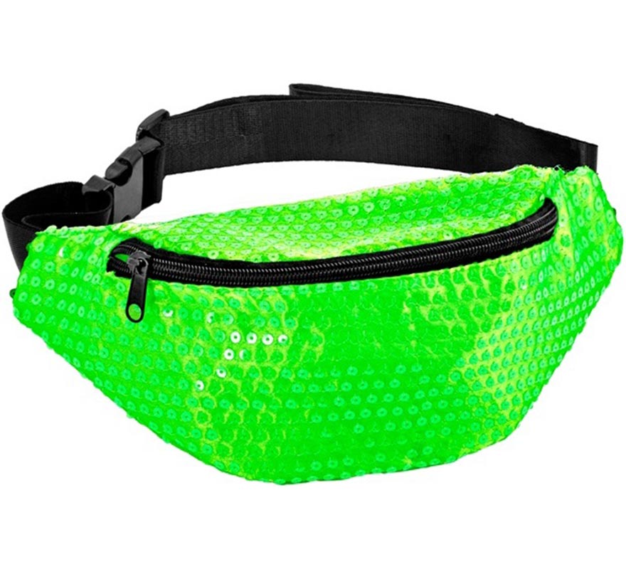 Pochete de lantejoulas em várias cores neon