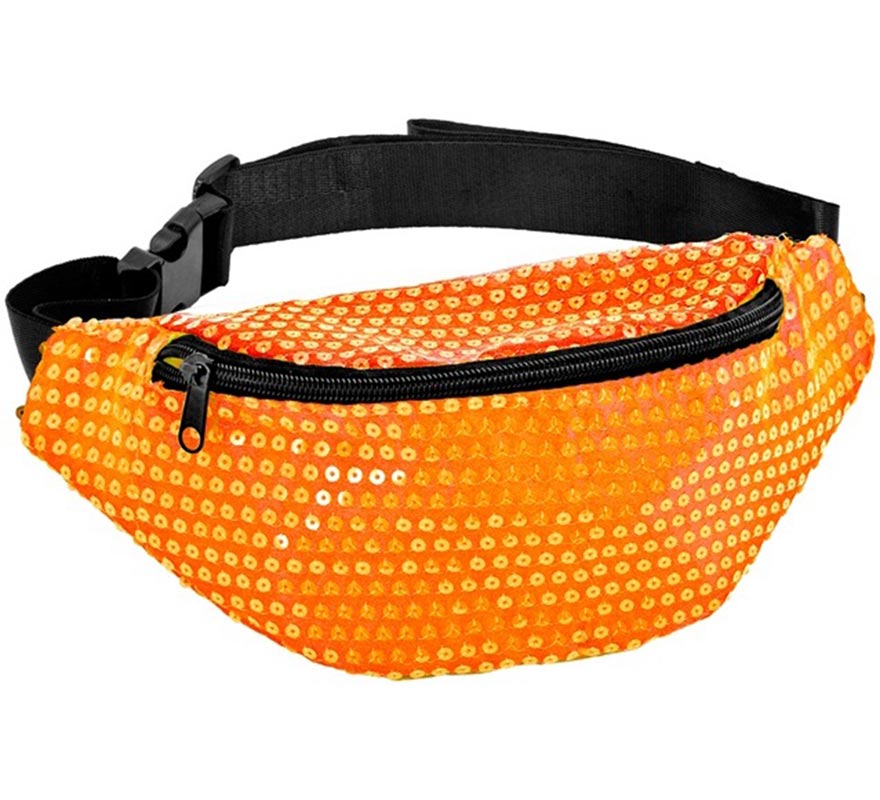 Pochete de lantejoulas em várias cores neon