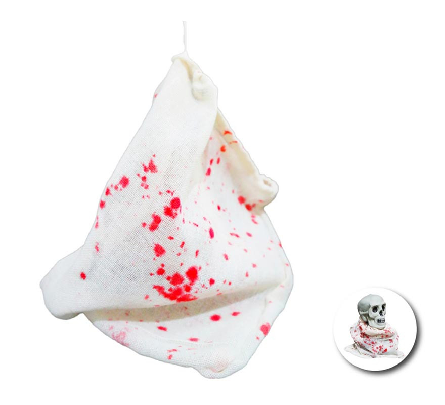 Gauze bag with fake blood 0.6x1.8 m