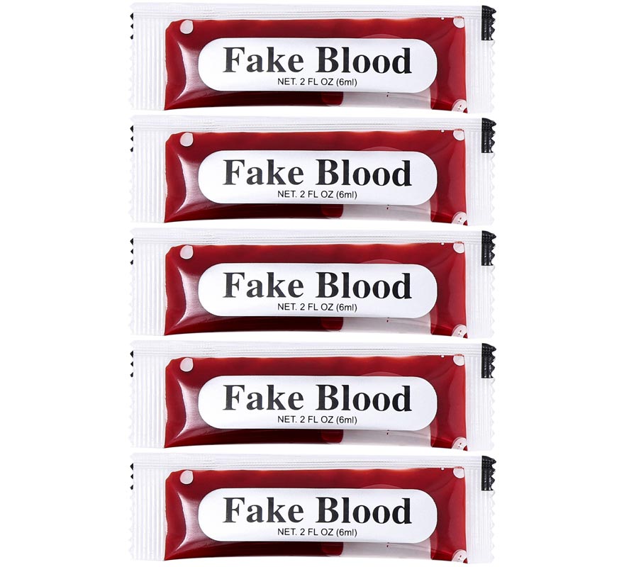 Sangue em bolsa 5 peças de 6 ml