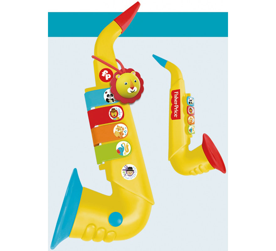 Saxofón Fisher-Price de 4 Notas en Estuche Saxofón Fisher-Price de 4 Notas en Estuche