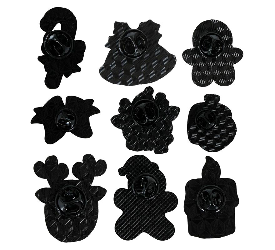 45 Assorted Christmas Pins , 3 cm-B