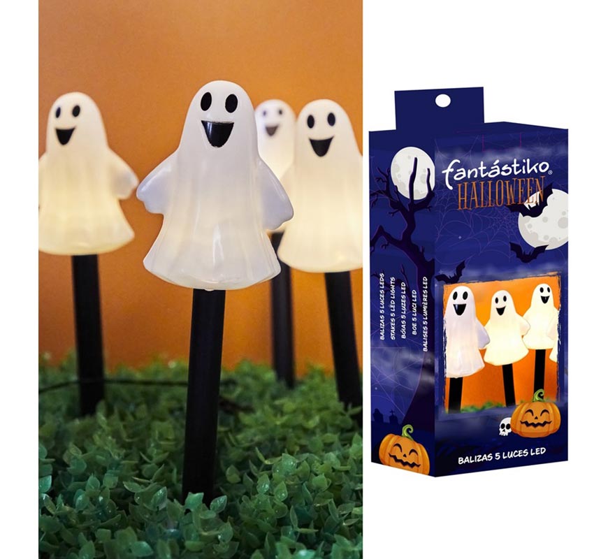 5 Ghost Lanterns LED lighting 8x39-B