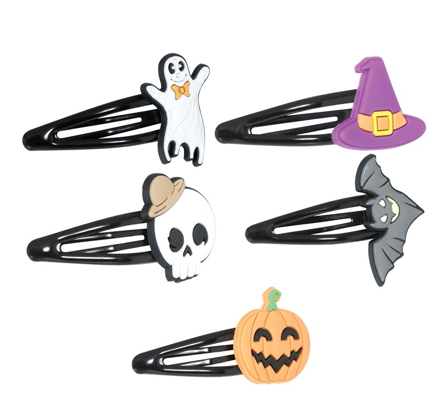 5 Halloween Hair Clips-B