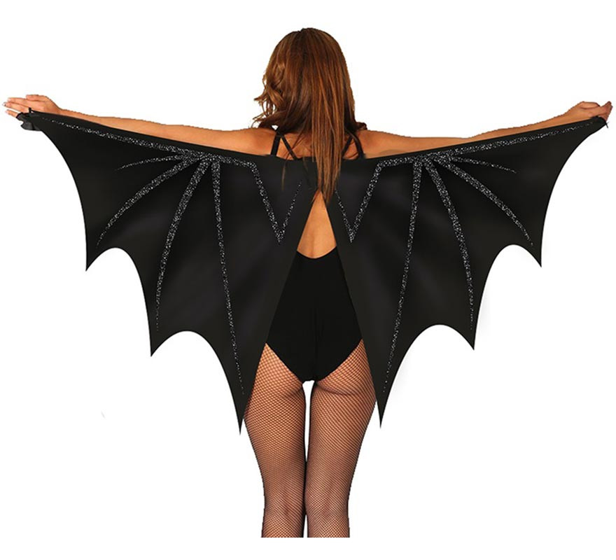 Black Bat Wings 170x80cm-B