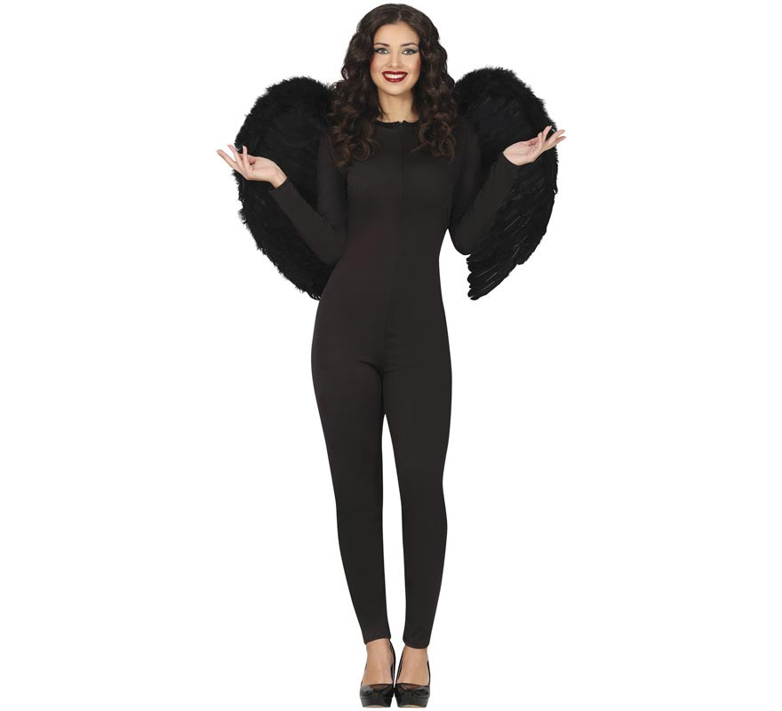 Black feather wings 80x55 cm-B