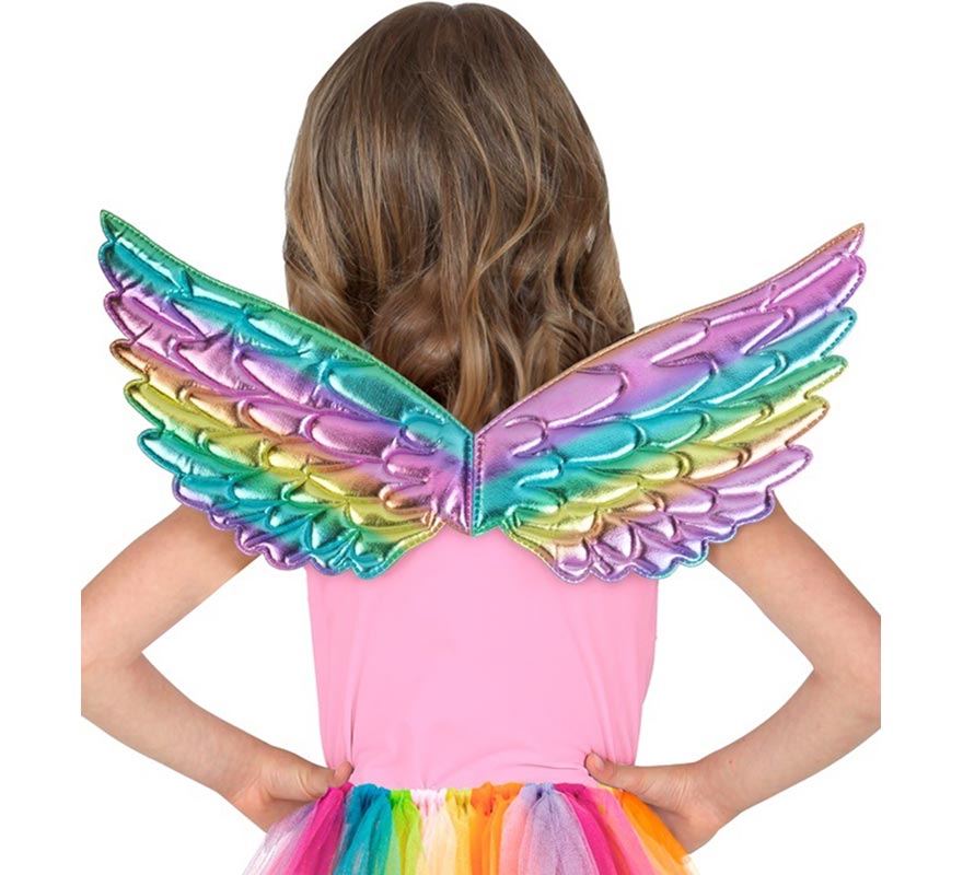 Alas de Tejido multicolor Infantiles de 43x22 cm-B