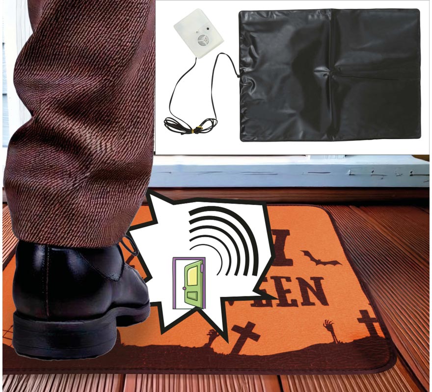 Device to give sound to the 34x25 cm doormat-B