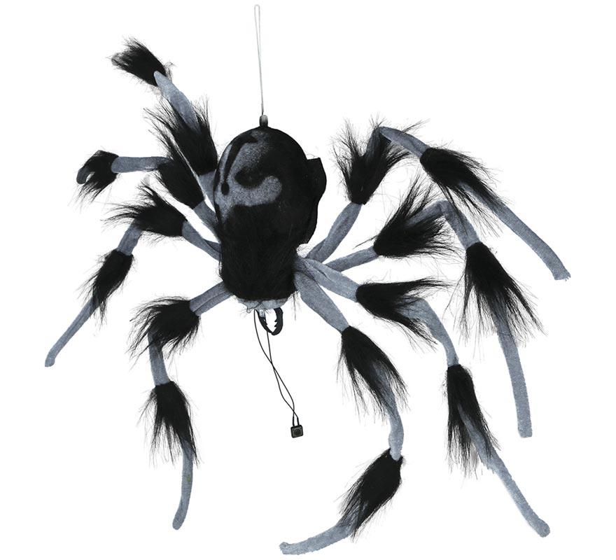 Aranha de luz com som e movimento de 80 cm-B