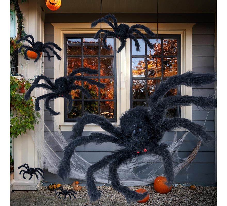 aranha preta de 90 cm-B