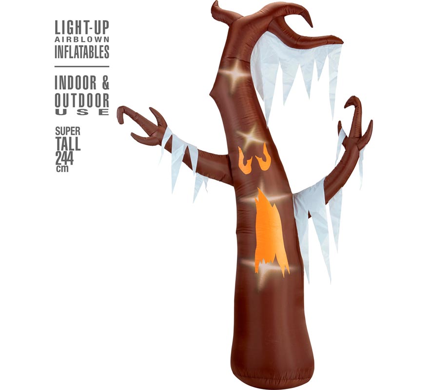 Albero degli incantesimi gonfiabile automatico di Halloween con illuminazio-B