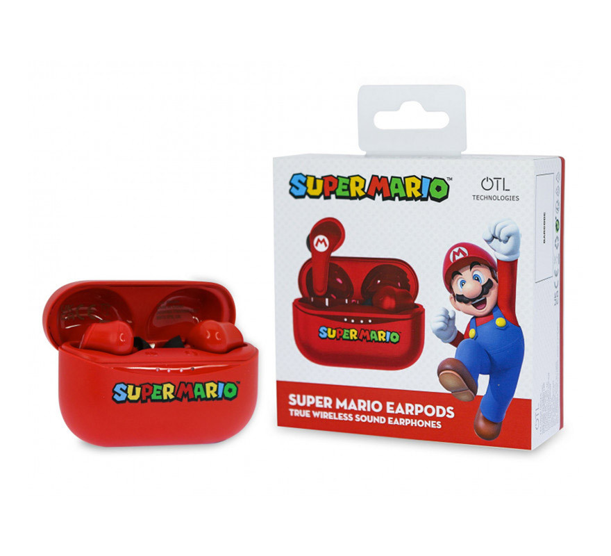 Fones de ouvido sem fio Super Mario Nintendo-B