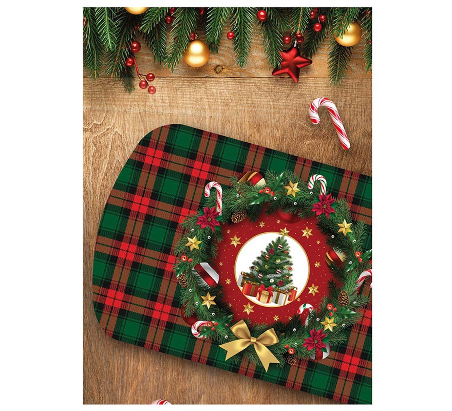 Bandeja Árbol de Navidad de pvc de 39x24 cm-B