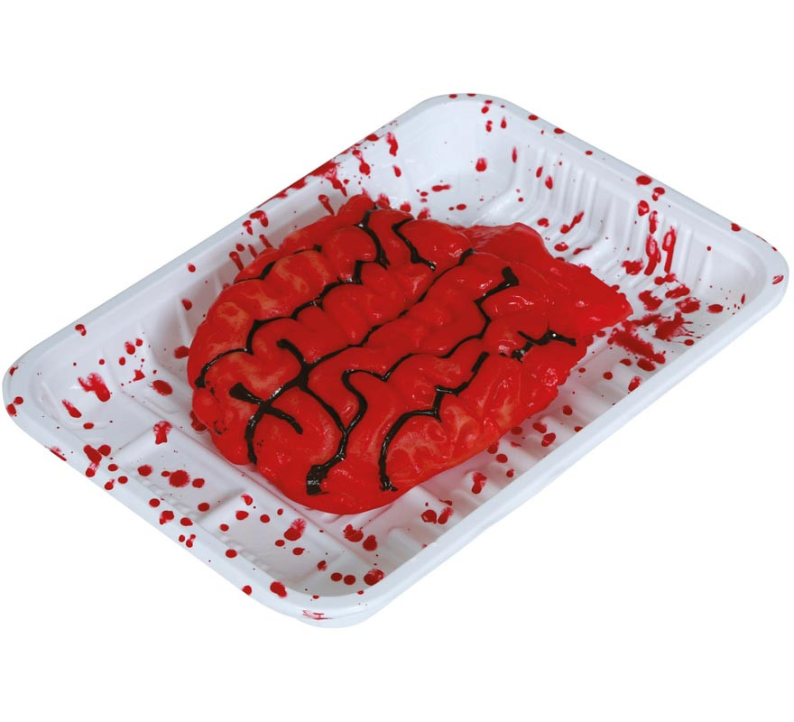 Tray with Brain 18x13 cm-B