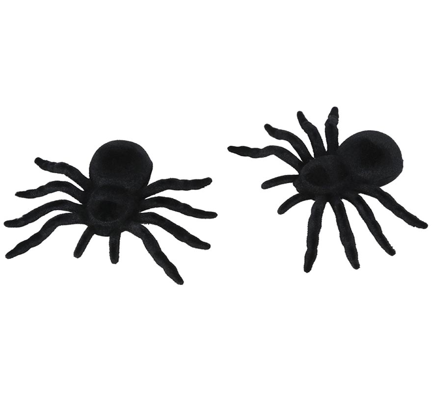 Blister pack of 2 10cm spiders-B