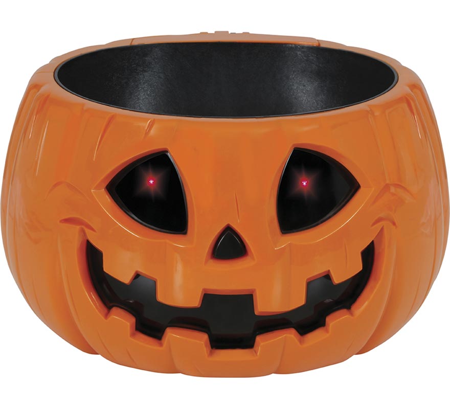 15cm Pumpkin Bowl with Sound and Motion Light-B