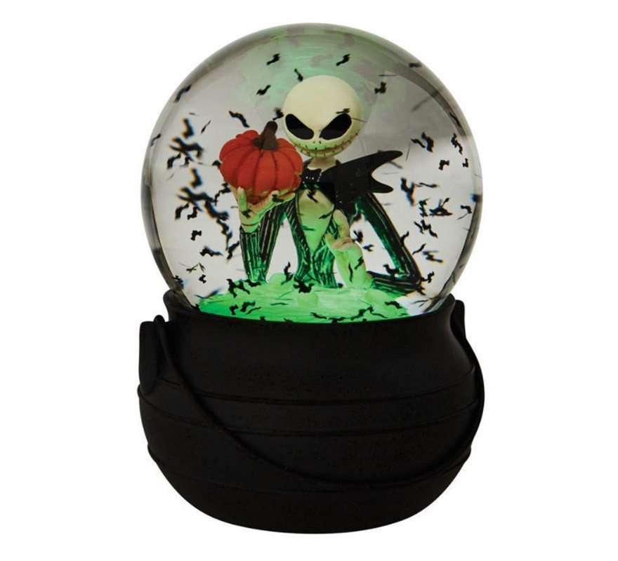 Bola de Nieve con Luz Jack Skellington Pesadilla Antes de Navidad-B