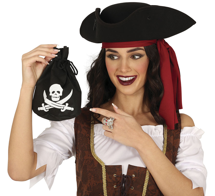 Bolsa para Monedas Pirata de 19x19 cm-B