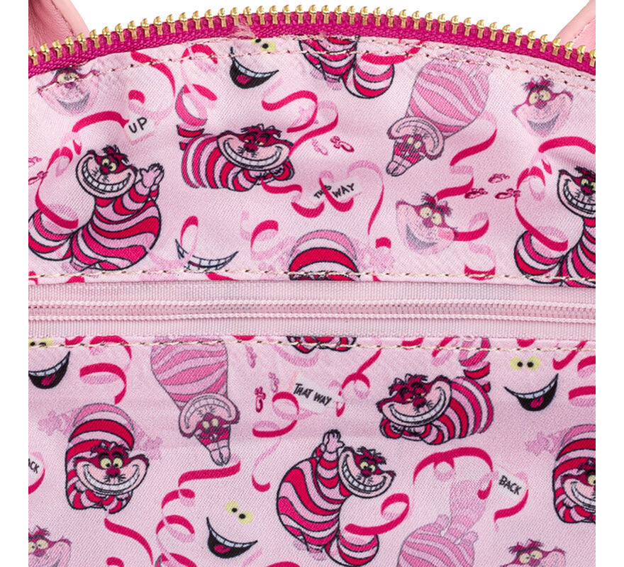 Bolsa Loungefly Cheshire Alice no País das Maravilhas Disney-B