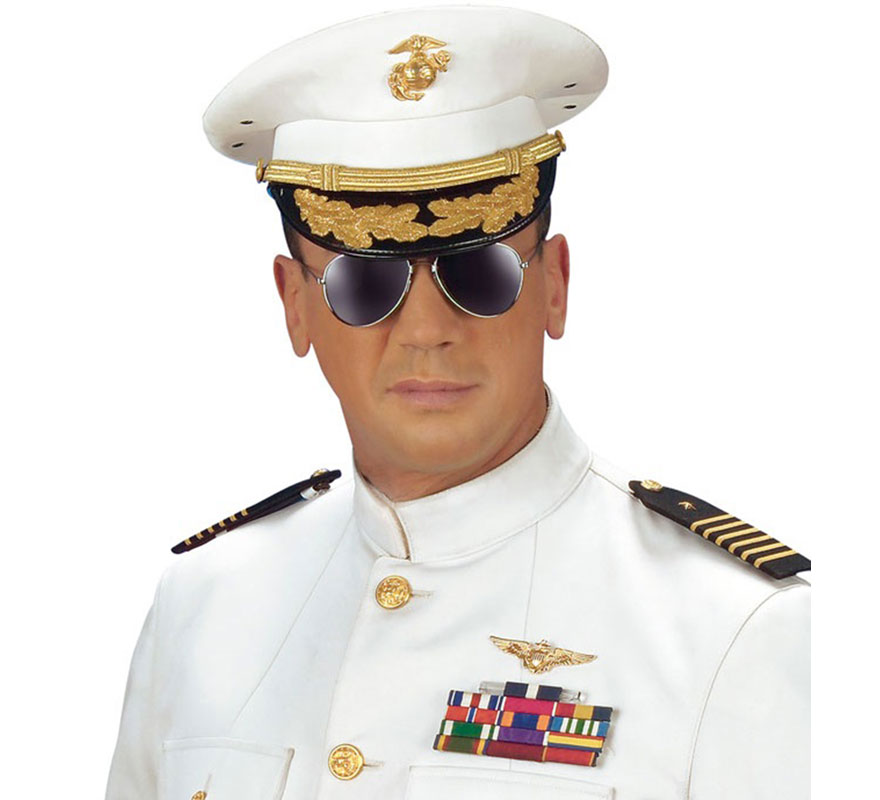 Broche de aviador dourado-B