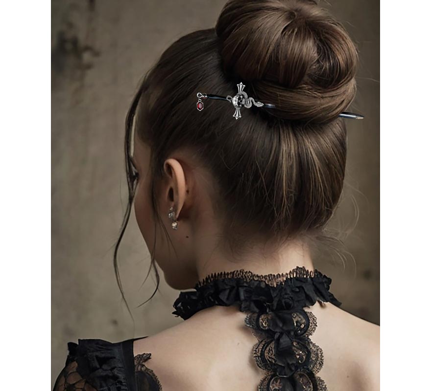 Gothic Hair Brooch 19 cm-B