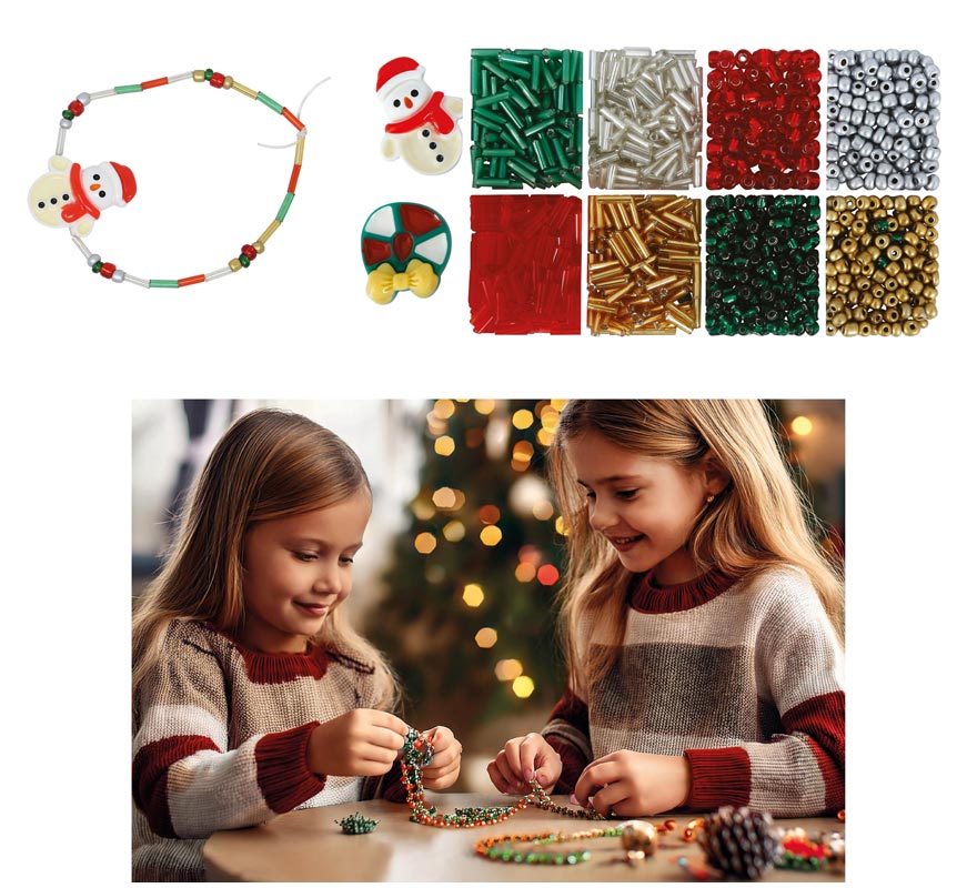 Box of 1100 Pieces for Christmas Bracelets-B