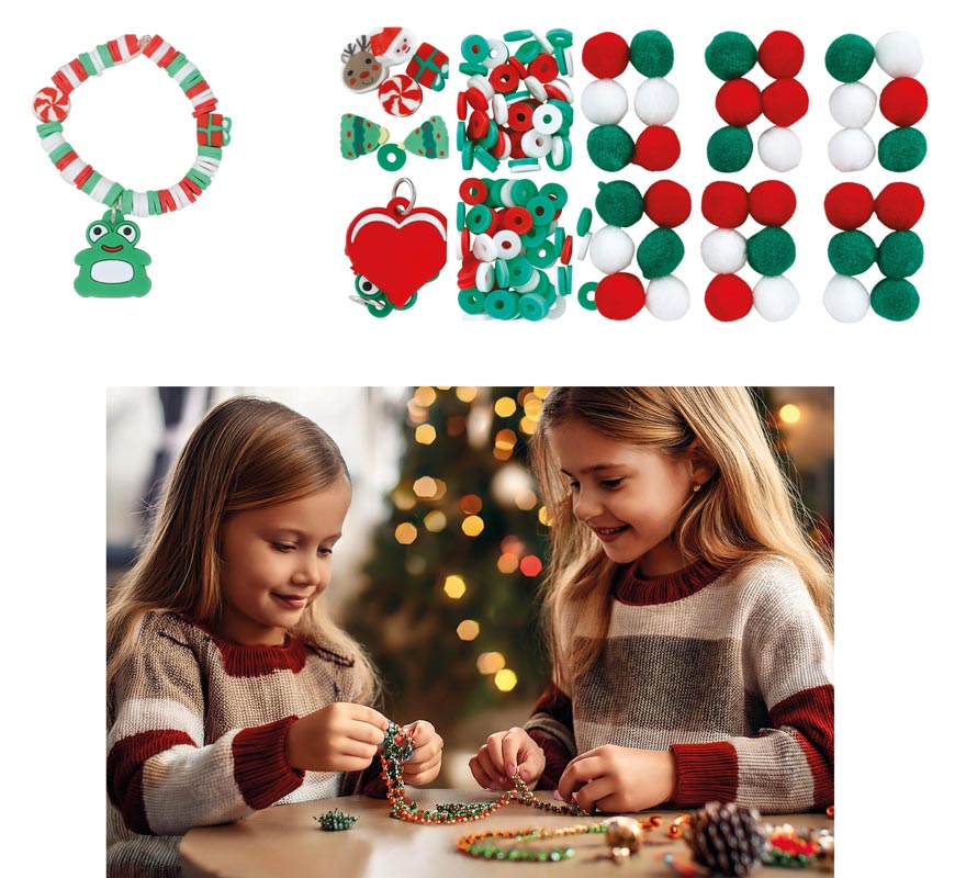 Box of 164 Pieces for Christmas Bracelets-B