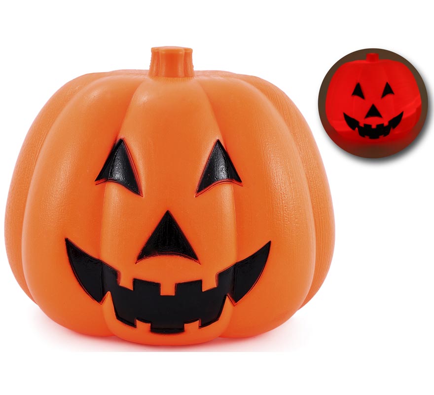 Abóbora com Luz e Som 18x17,5 cm-B Abóbora com Luz e Som 18x17,5 cm-B