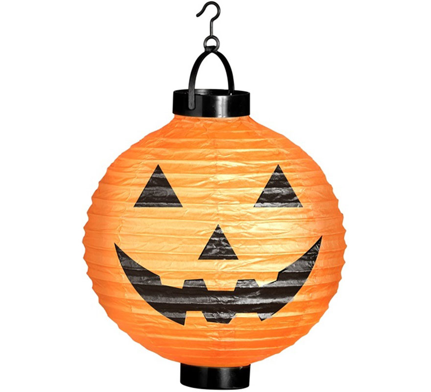 Pumpkin Lantern with 20cm LED Light-B