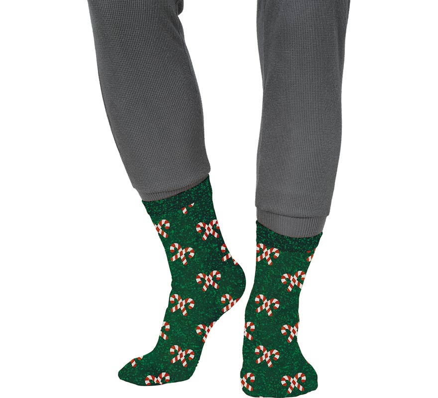 Chaussettes de Noël pailletées en tailles 22 à 41-B