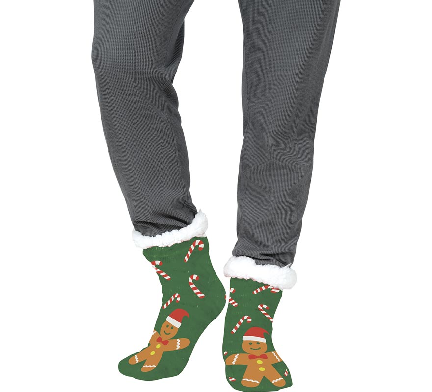 Chaussettes thermiques en pain d'épices-B