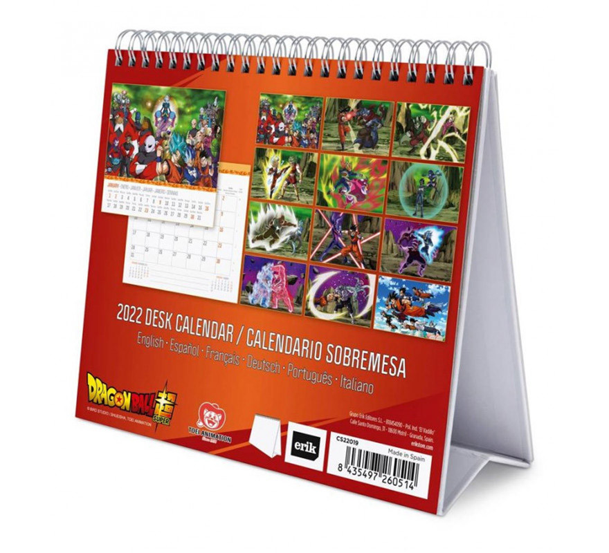 Calendario de Mesa 2022 Dragon Ball Super-B