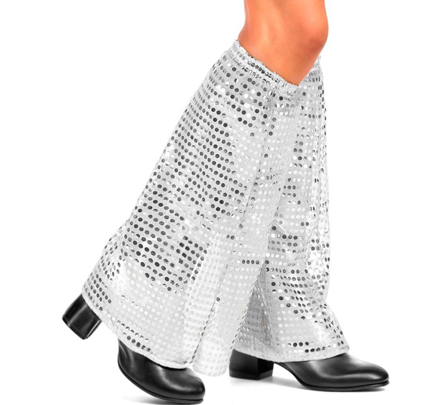 Polainas com lantejoulas em várias cores adultas-B
