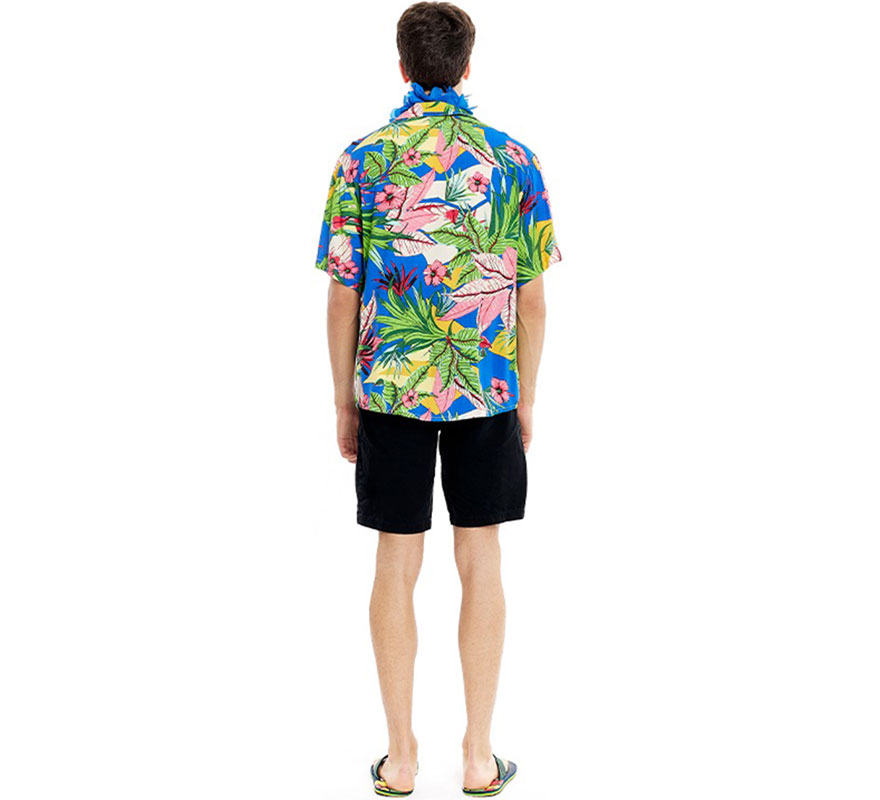 Camisa Hawaiana Tropical para hombre-B