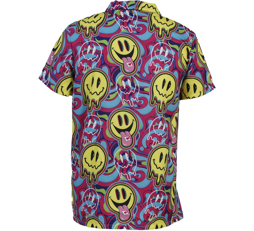 Camisa Psicodélica Smile para hombre-B