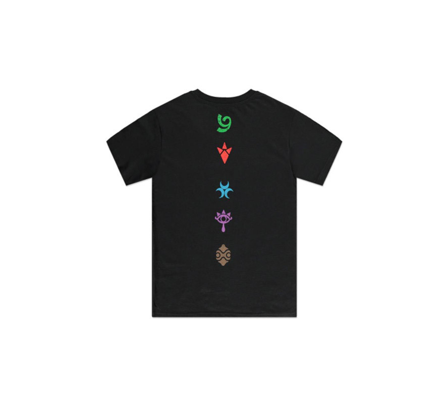 Camiseta chica Zelda simbolos-B