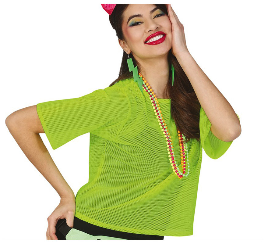 Malha neon ou camiseta malha em várias cores-B