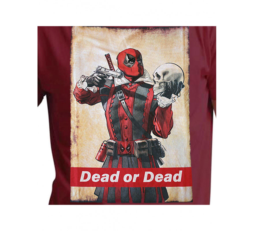 T-shirt Deadpool Morto ou Morto-B